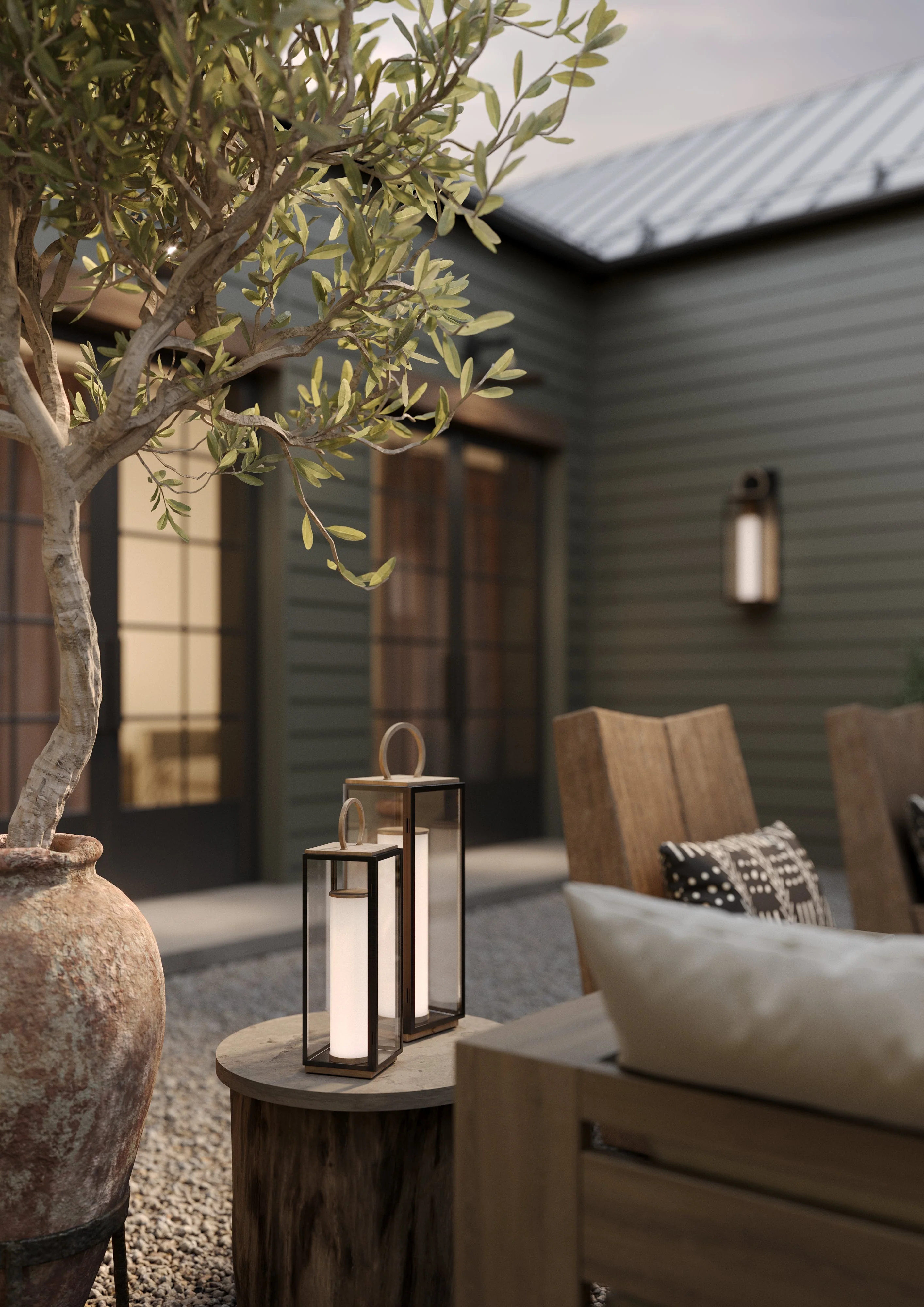 Gareth Exterior Rechargeable Table Lamp - Image 8